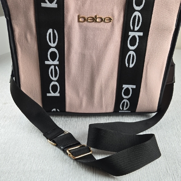 Bebe Pink and Black Tote Bags with Modern Design - Picture 15 of 15